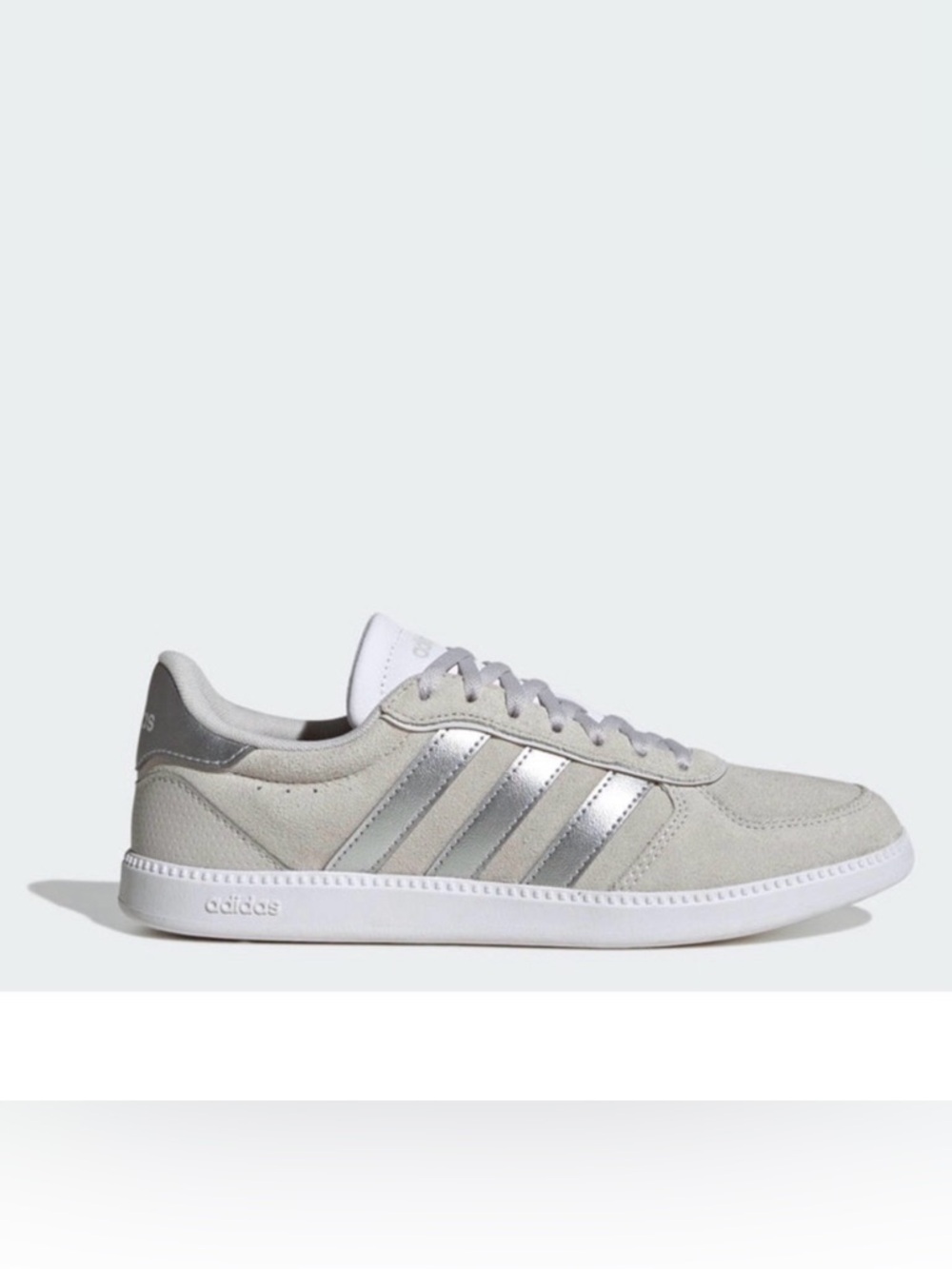 Adidas Breaknet Sleek Cream Suede Sneakers Women 8.5 NWT Box Summer